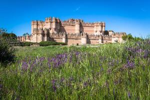 coca castelo, segovia castilla y leão, Espanha. foto