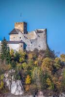 lindo Visão do niedzica castelo, Polônia, Europa foto
