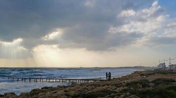 aya Napa dentro inverno tempo, Chipre foto