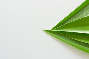 uma culinária odisséia com a lindo Pandan folha, infundindo delicado aromas e vibrante verde matizes para dentro requintado pratos, elevando sabor perfis com da natureza fresco elegância foto