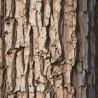 ai gerado ampla árvore tronco latido woodgrain padronizar para papel de parede ou fundo para social meios de comunicação postar Tamanho foto