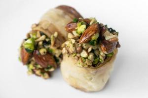 baklava caseiro fresco do médio oriente doce sobremesa comida bolos foto