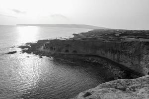 bela cala d en baster na ilha de formentera nas ilhas baleares na espanha foto