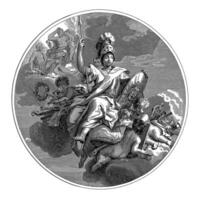 Minerva deusa, vintage ilustração. foto