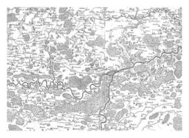 mapa do a província do namur, vintage ilustração. foto