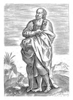 h. Petrus, johannes wierix, 1579 - 1629 foto