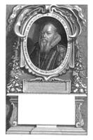 retrato do Willem baudartius, Albert poel, 1624 foto