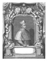 retrato do Alberto, arquiduque do Áustria, dentro cardeal vestes foto