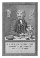 auto-retrato Teodoro conhecendo, theodoor conhecendo, 1825 foto