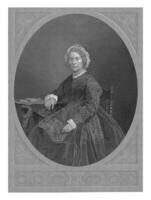 retrato do ema boissevain - nicholls, Friedrich Wilhelm burmeister foto