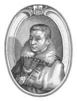 retrato do cornelis abrahamsz. furgão buzinar foto