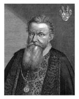 retrato do gijsbertus de vos furgão vossenburch, médico, Salomão poupança, c. 1630 foto