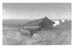 avião com uma cabine, Charles Rochussen, 1842 foto