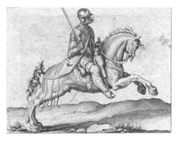 cavaleiro com uma espada desenhado foto