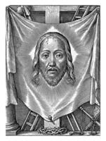 sagrado sudário, hierônimo wierix, 1563 - antes 1619 foto