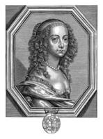 retrato do maria henrietta Stuart, anônimo, c. 1631 - 1672 foto