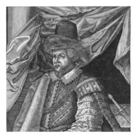 retrato do augusto ii duque do Saxônia, João barra, 1603 - 1634 foto
