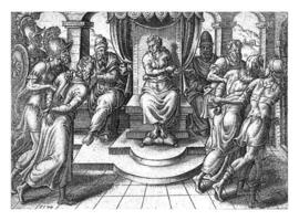 Daniel condena a mais velhos, Abraão de Bruyn, 1570 foto