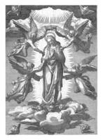 suposição e coroação do Maria foto