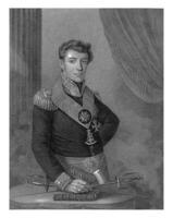 retrato do Frederico, Principe do a Holanda, punhal vagabundo foto