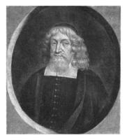 retrato do johannes Schelhammer, johann Friedrich bodecker, 1685 foto