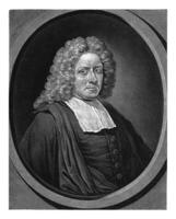 retrato do a pregador Engelbertus dorper, pieter schenk eu, 1670 - 1713 foto