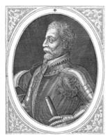 retrato do johann eu. furgão Zamoyski, Dominicus custos, 1600 - 1604 foto