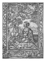 vanitas, monogramista xxx com eu atribuído para, 1550 - 1570 foto