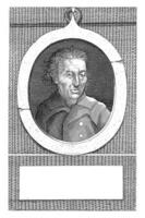 retrato do Henri de puyt, jf de la rua, 1787 foto