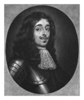 retrato do Charles Stanley, conde do Dérbi, Abraão manchando, 1660 - 1680 foto