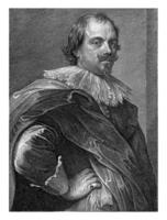 retrato do Peeter Esteves, lucas Vosterman eu, depois de Anthony furgão idiota, 1646 - 1675 foto