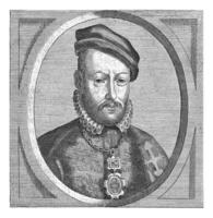 retrato do não Luis de requesens y Zunega, h. furgão der eiden, 1600 - 1699 foto