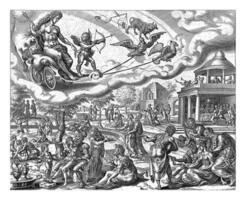 a planeta Vênus e dela crianças, prejudicar Jansz muller, depois de maarten furgão Heemskerck, 1638 - 1646 foto