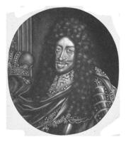 retrato do imperador leopold eu, pieter schenk eu, 1670 - 1713 foto