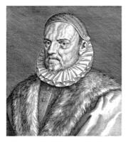 retrato do hugo Donelo, crispijn furgão de passe eu, depois de 1591 - 1637 foto