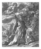sacrifício do Abraão, Willem furgão de passe, depois de crispijn furgão de passe eu, 1607 - 1637 foto