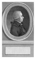 retrato do cornelis furgão Lenep, reinier vinkeles eu, 1786 - 1809 foto