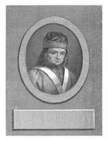 retrato do a poeta Jacob furgão maerlante, filipo Velijn, depois de francois andre vicente, 1797 - 1836 foto