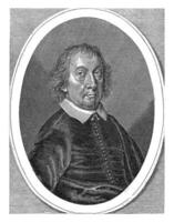 retrato do johannes Steinbergen, crispijn furgão de passe ii, 1652 foto