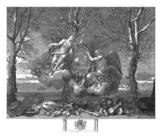 alegoria do inverno, pieter furgão cova berge atribuído para, depois de Charles le Bruna, c. 1694 - dentro ou antes 1737 foto