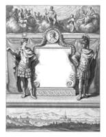 título página para j. furgão Vondel's tradução do po naso, hercheppinge, amsterdam 1671 foto