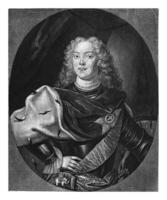 retrato do augusto ii, rei do Polônia, pieter schenk eu, depois de david mais alto, 1709 foto