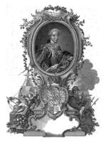retrato do Ferdinand 4, johann esaias Nilson, 1766 - 1788 foto