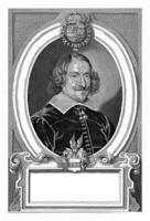 retrato do johannes cuyermans, anônimo, depois de Paulus Pôncio, depois de anselmo furgão casco, 1641 foto