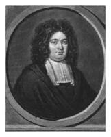 retrato do david francês. furgão hoogstraten, pieter schenk eu, 1698 foto