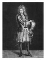 retrato do marechal francois de Neufville, duque do Villeroy, anônimo, 1662 - 1726 foto