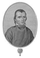 retrato do Hubert Goffin, leonardo jehotte, depois de h. João, 1782 - 1851 foto