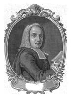retrato do Giovanni antonio Sérgio, antonio careca, 1702 - 1773 foto