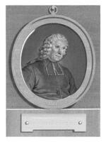 retrato do noel-antoine pelúcia, Louis jacques catelina, depois de nicholas Blakey, c. 1772 foto