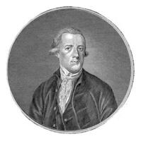 retrato do a político joan Derk furgão der Capellen tot cova pol, mathias de Sallieth, 1787 foto